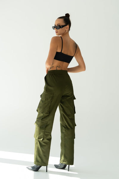 Spodnie CARGO - khaki - Chiara Wear