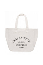 Załaduj obraz do przeglądarki galerii, Torba TOTE typu shopper SPORT CLUB - beżowy - Chiara Wear
