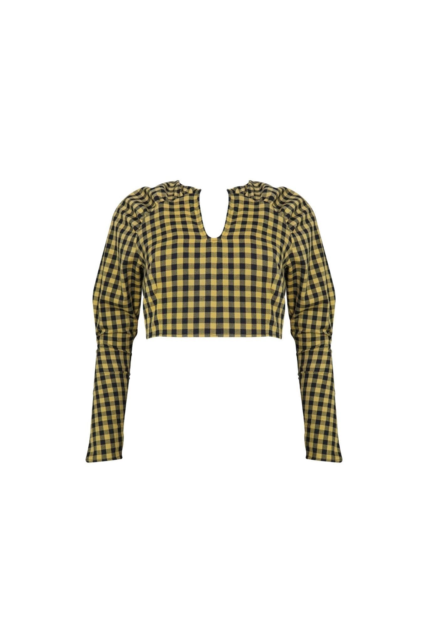 Bluzka KIMMI - żółto-czarny - Chiara Wear