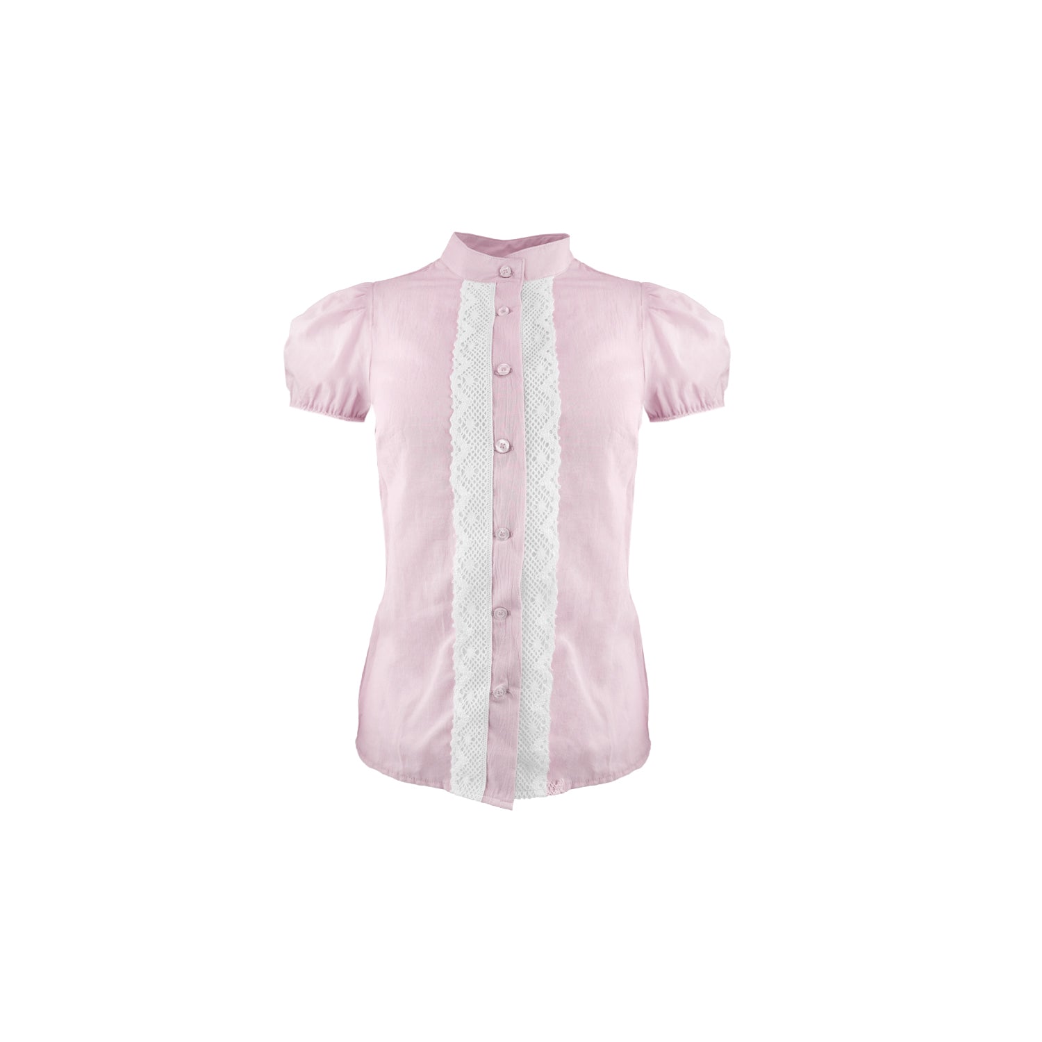 Komplet CARLA bluzka + spódniczka - różowy - Chiara Wear