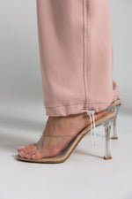 Załaduj obraz do przeglądarki galerii, Komplet dresowy top + spodnie - różowy - Chiara Wear
