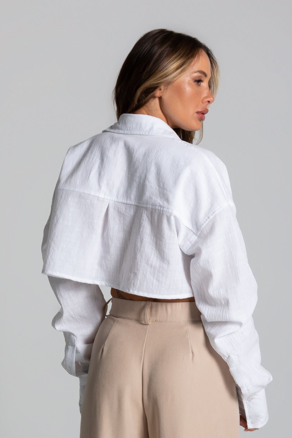 Koszula krótka CAMISA - biały - Chiara Wear
