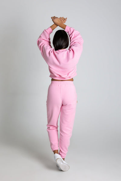 Spodnie dresowe joggery BARBIE - różowy - Chiara Wear