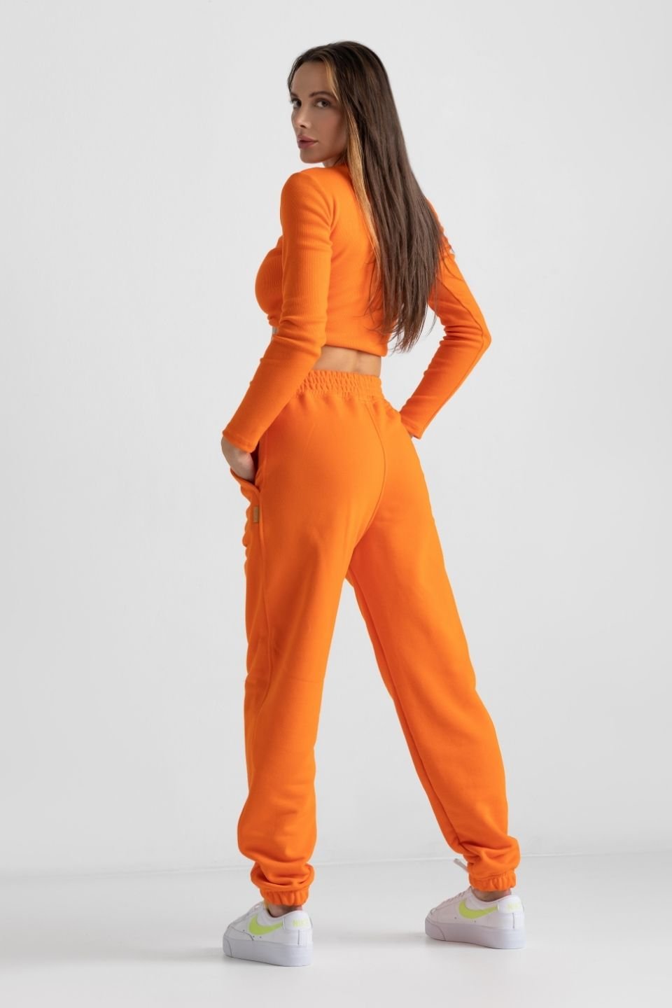 Spodnie dresowe JOGGERY- ORANGE - Chiara Wear