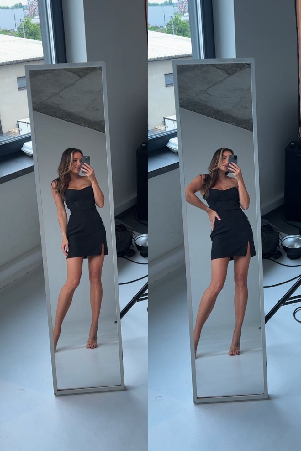 Sukienka mini LITTLE BLACK - czarny - Chiara Wear