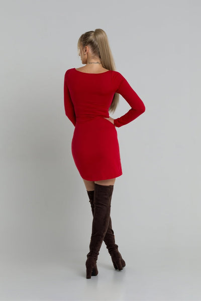 Sukienka mini PATRICIA - czerwony - Chiara Wear