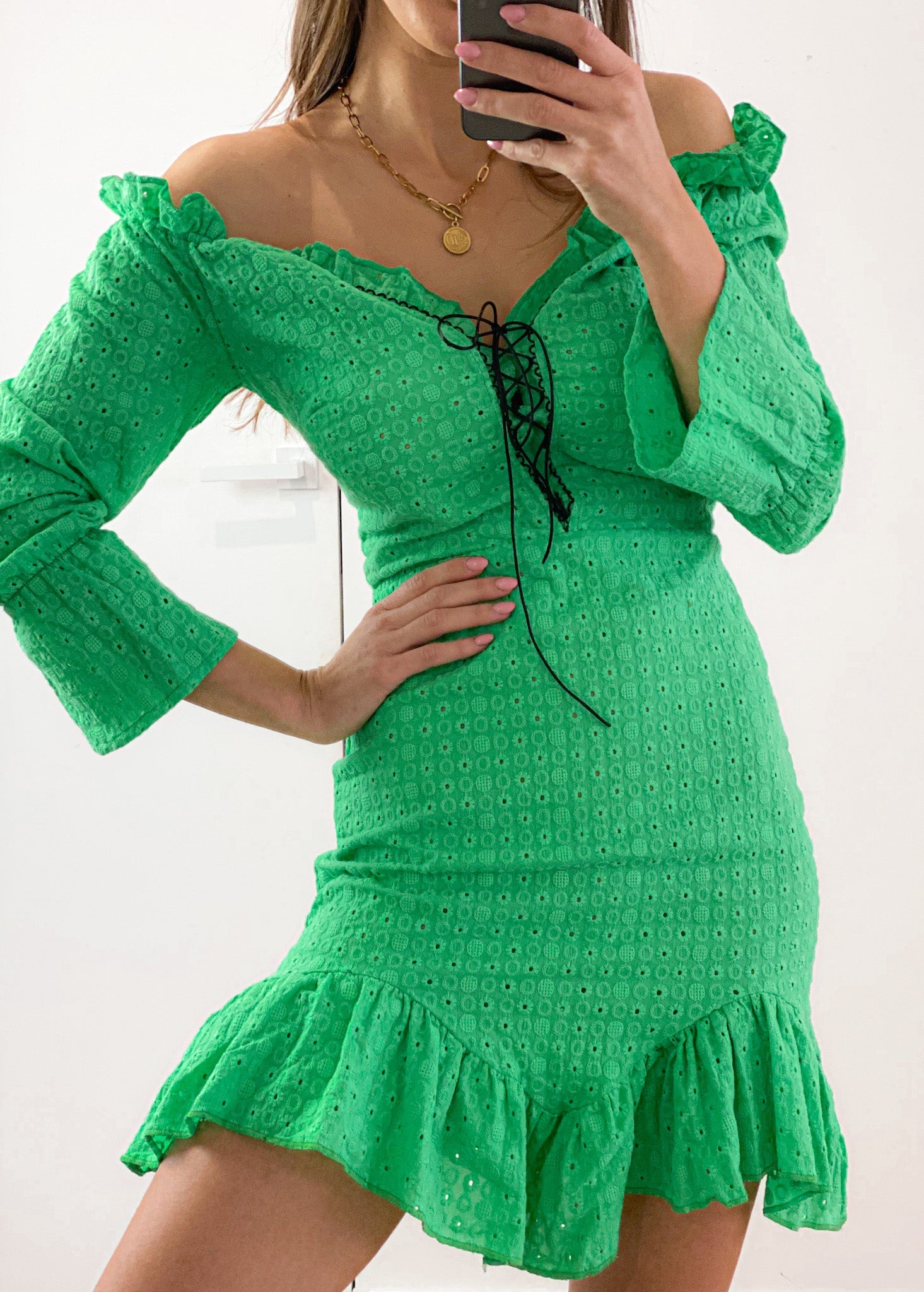 Sukienka NATHALIE - zielony - Chiara Wear