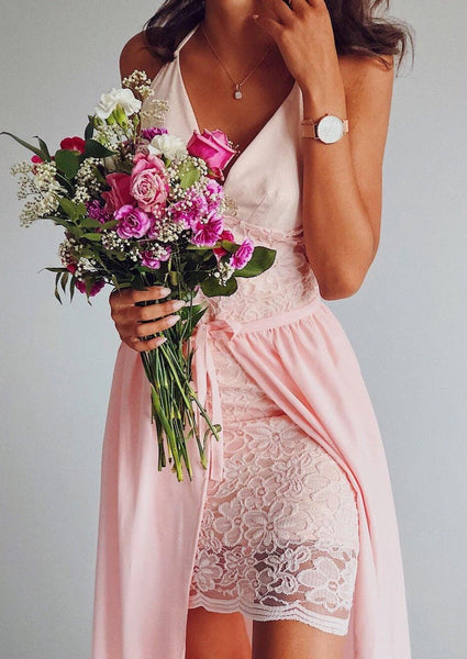 Sukienka SUMMER TREN - różowy - Chiara Wear