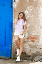 Załaduj obraz do przeglądarki galerii, T-shirt damski BASIC - fioletowy - Chiara Wear

