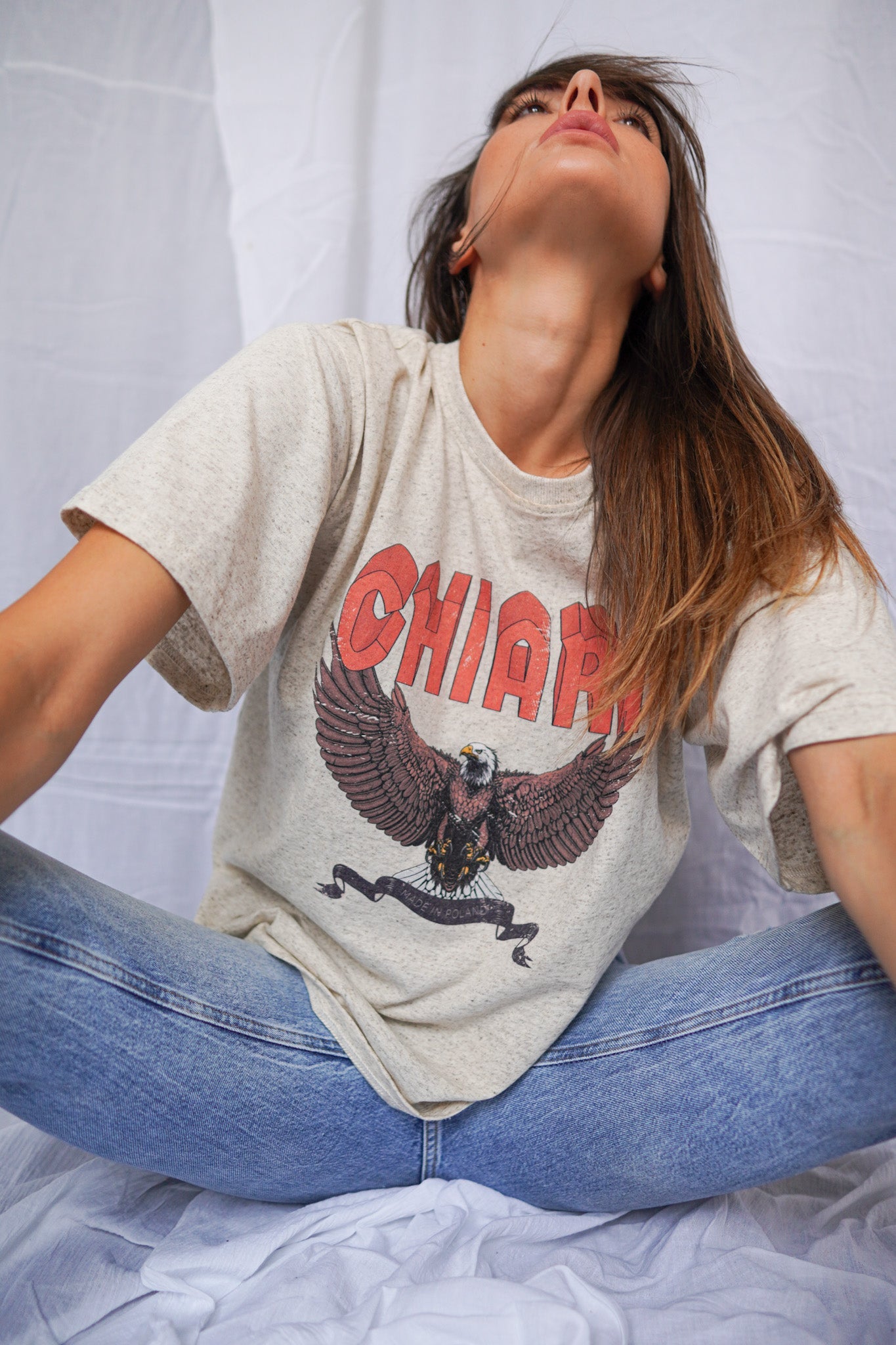 T-shirt damski EAGLE oversize - Chiara Wear