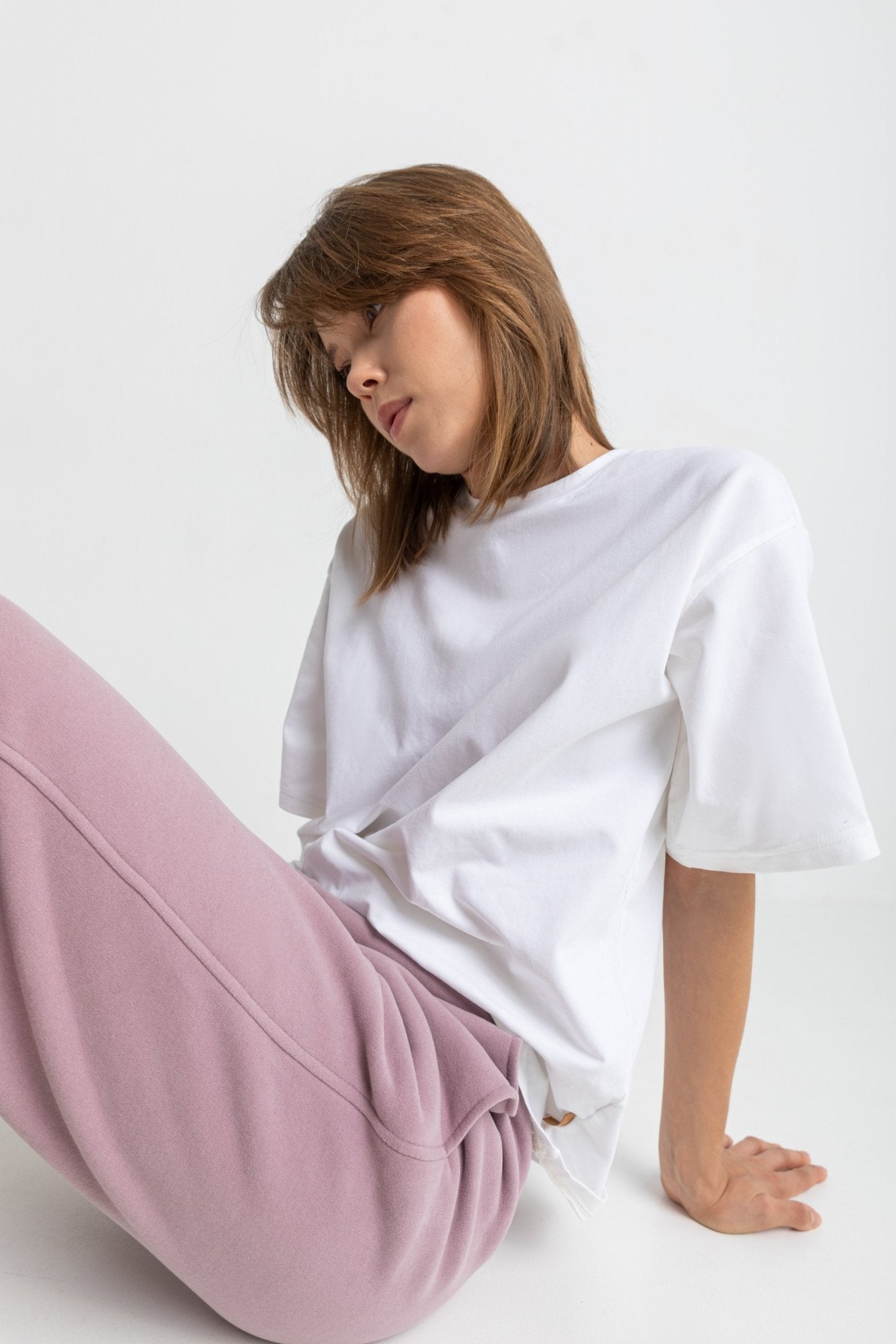 T-shirt OVERSIZE damski z bawełny organicznej - Chiara Wear