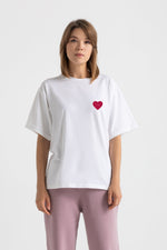 Załaduj obraz do przeglądarki galerii, T-shirt oversize IT&#39;S YOU - biały - Chiara Wear

