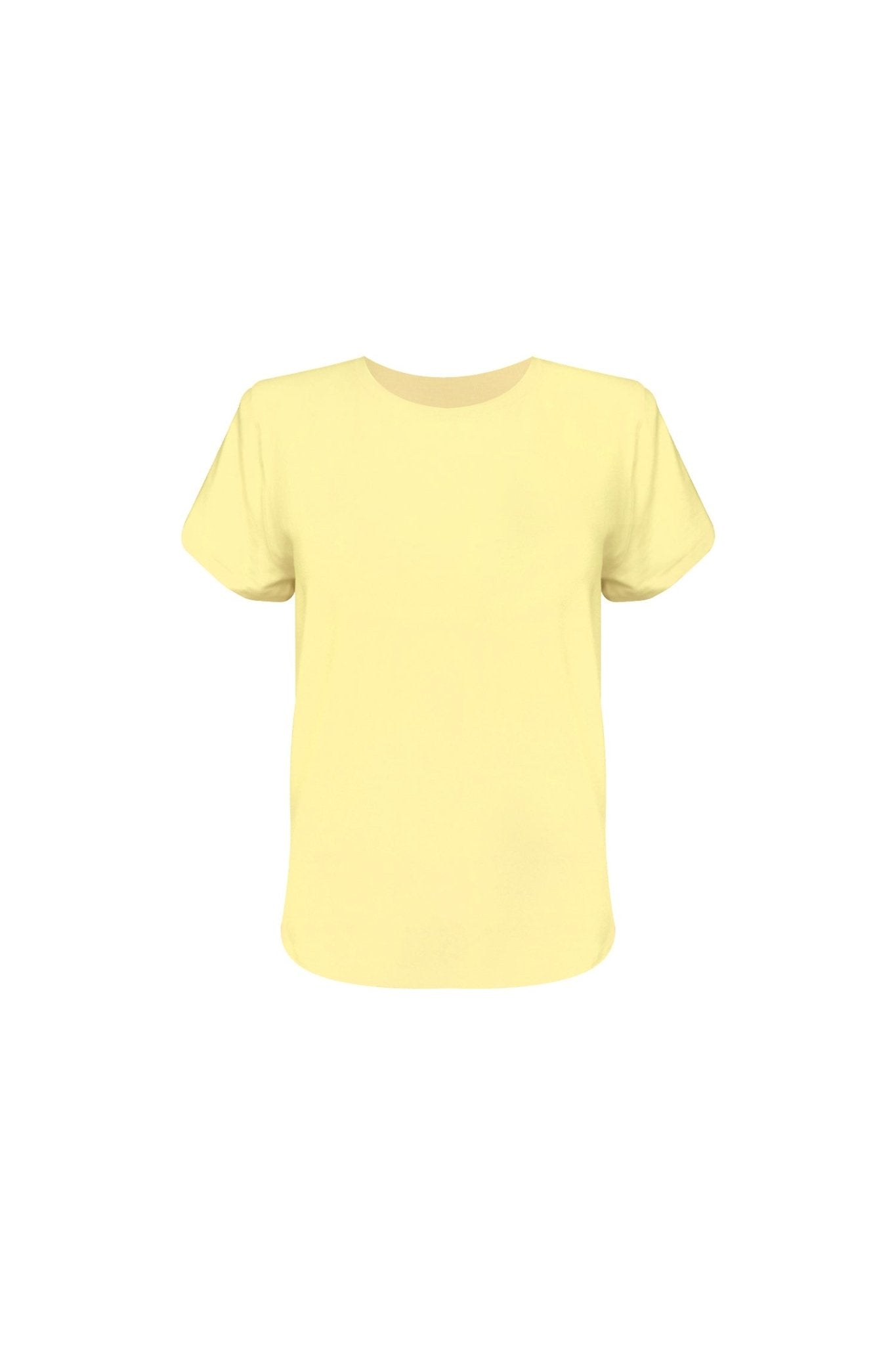 T-shirt PADDED - żółty - Chiara Wear