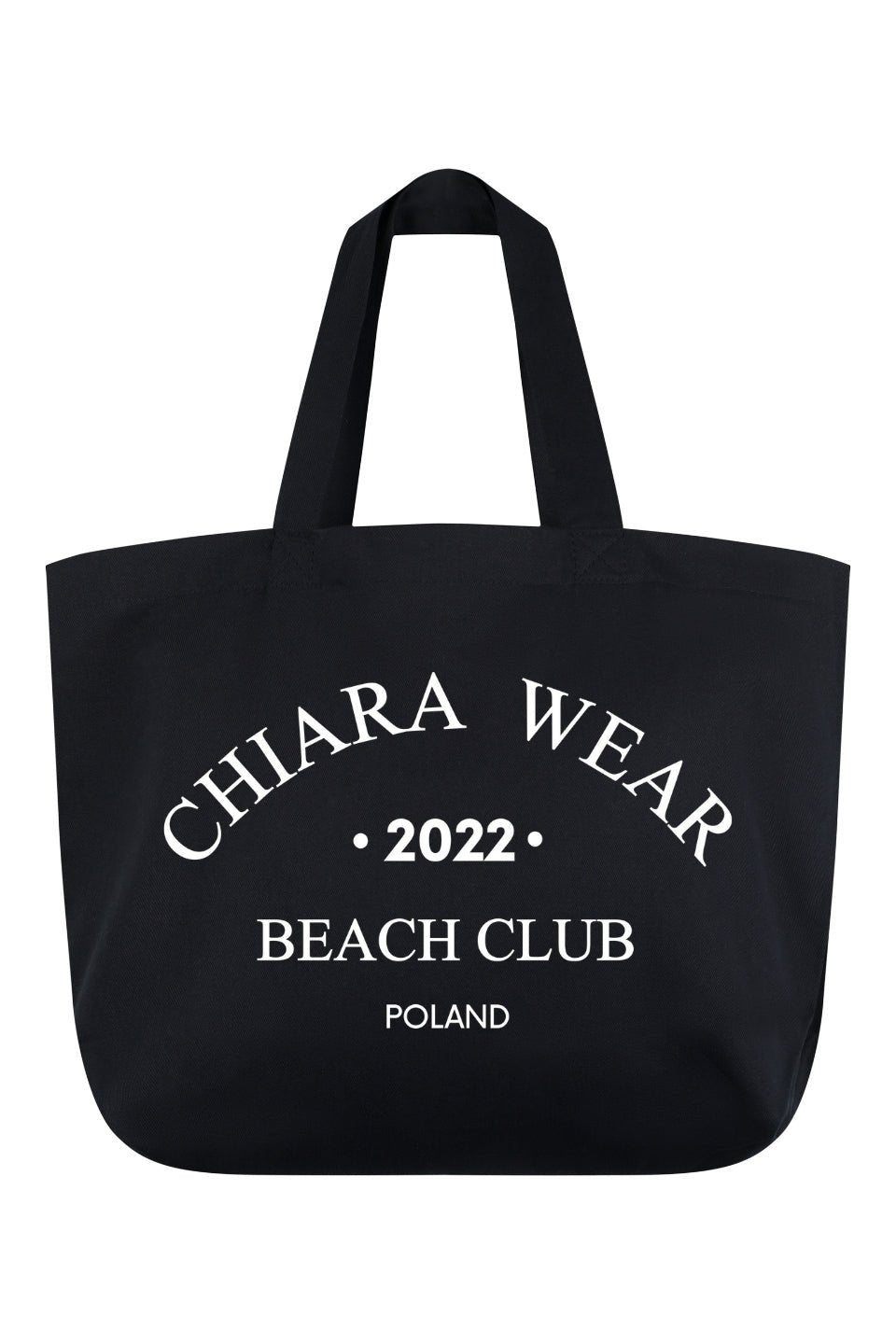 Torba plażowa BEACH CLUB - czarny - Chiara Wear
