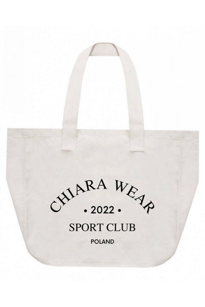 Torba typu shopper SPORT CLUB - beżowy - Chiara Wear