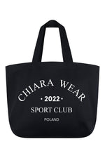 Załaduj obraz do przeglądarki galerii, Torba typu shopper SPORT CLUB - czarny - Chiara Wear
