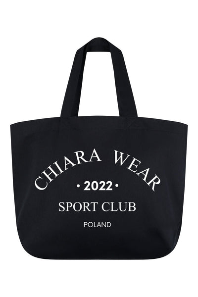 Torba typu shopper SPORT CLUB - czarny - Chiara Wear