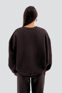 Bluza oversize CHOCOLATE - brązowa - Chiara Wear