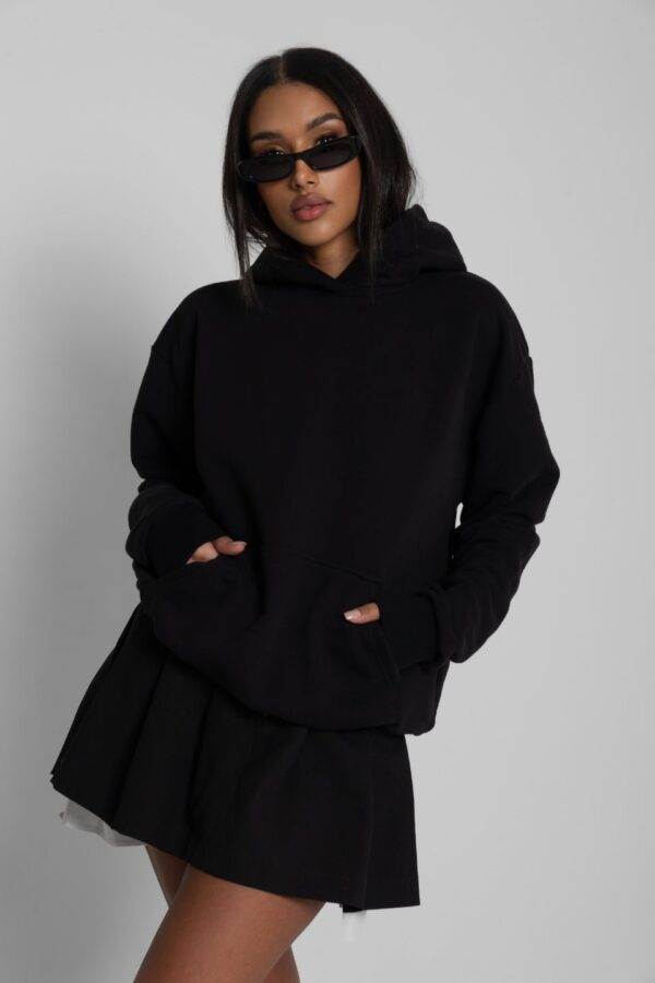 Bluza unisex HOODIE - czarna - Chiara Wear