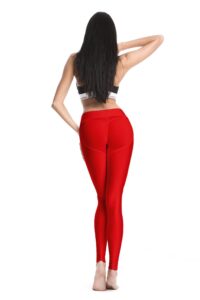 Legginsy PUSH UP - czerwony - Chiara Wear