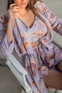 PIŻAMA VICTORIA - szlafrok - Chiara Wear