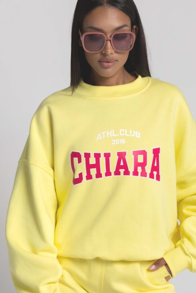 Bluza damska oversize CHIARA – żółty